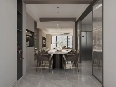 Living room 3D model 144