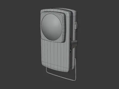 Retro Torch 3D model