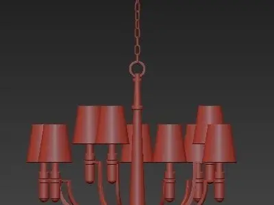 Dayton Chandelier 3D model