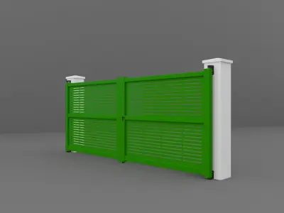 Outdoor Gate 3D model