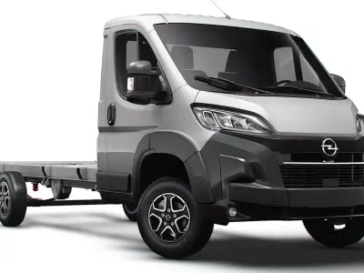 Opel Movano Chassis SingleCab L4 2026 3D model