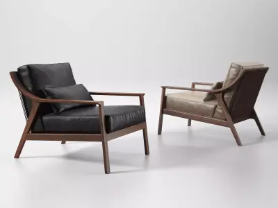 Lady Armchair 3D model