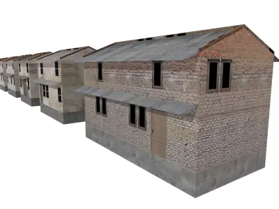 House Generic home generic Indonesian Low-poly 3D model