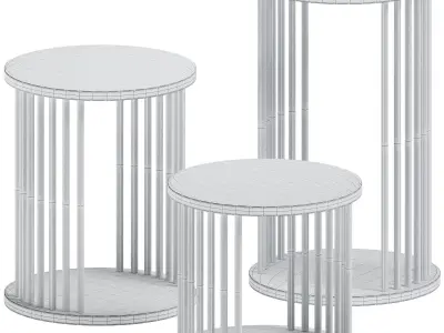 Round Coffee Tables Corinth by Tuna Ofis 3D model