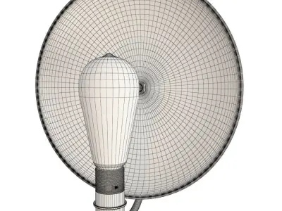 Cullen Industrial Wall Light Mullan 3D model