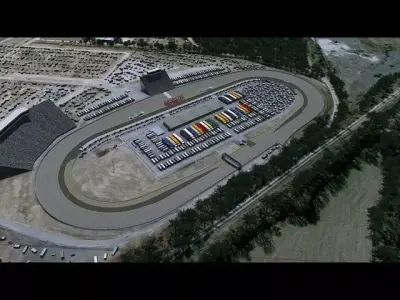 Memphis Motorsports Park Game Ready Low-poly 3D model