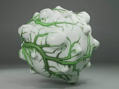 Alien Egg Animation 3D model