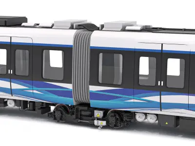 Hitachi Rail Driverless Metro Thessaloniki 3D model