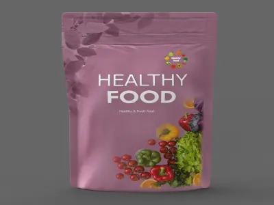 stand up pouch v13 PBR 3D model