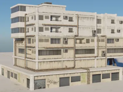 Building Pack  Low-poly 3D model