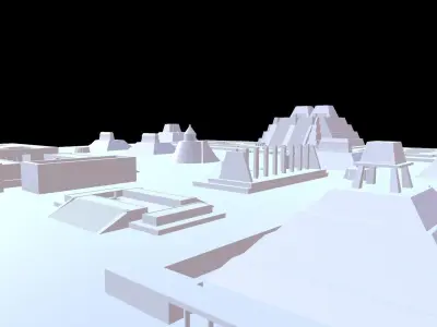TENOCHTITLAN CITY - TEMPLO MAYOR 3D print model