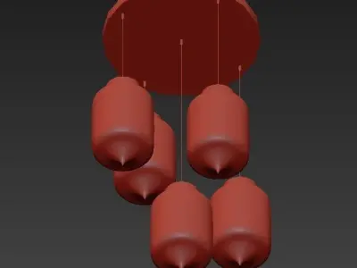 Circular 5 Turret designed by Jeremy Pyles 3D model