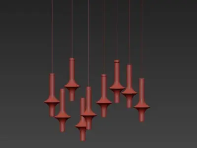 Wonder Suspension Lamp by Penta 3D model