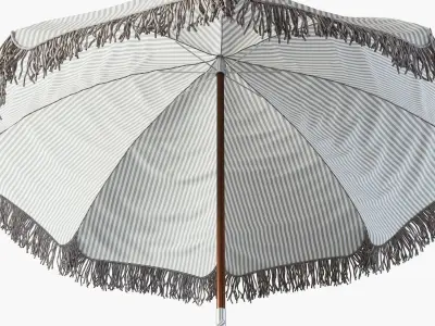 The Premium Beach Umbrella 3D model