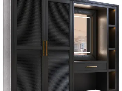 Wardrobe set01 3D model