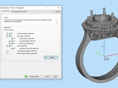 Jewelry ring 174 3D print model