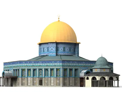Dome of the Rock Jerusalem 3D model