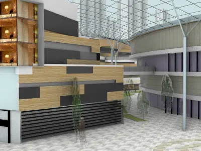 Market Street 3D model