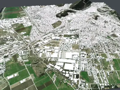 Cityscape Brasov Romania 3D model