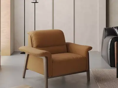 Mid Century interior scene  3D model shop