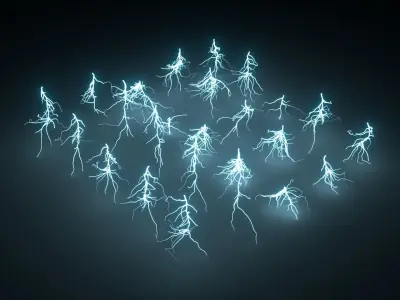 Lightning Pack v37 3D model