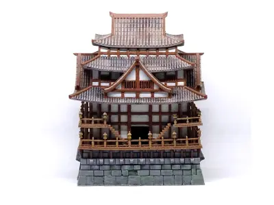 The East Asian Castle - Age of Empires 2 3D print model