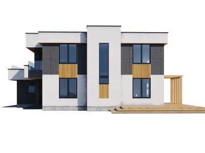 Modern house v85 3D model