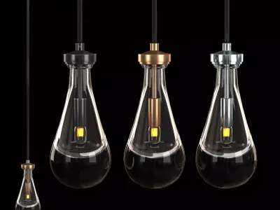 RAIN PENDANT 3D model