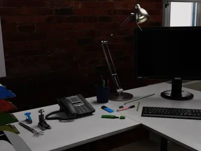 Office 01 3D model