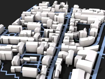 City 2 3D model purchase