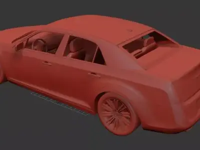 Chrysler 300 2011 3D print model