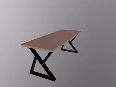 Modern table Low-poly 3D model purchase