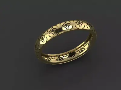 rings 3D print model