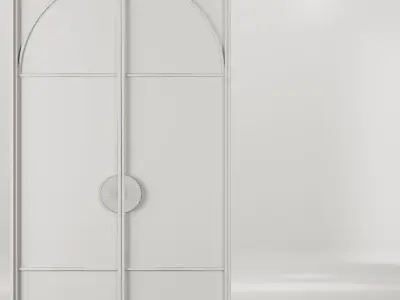 Entrance door set24 3D model