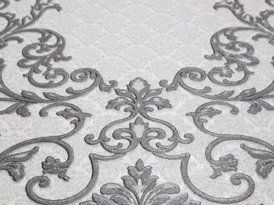 Baroque Damask Wallpaper Texture