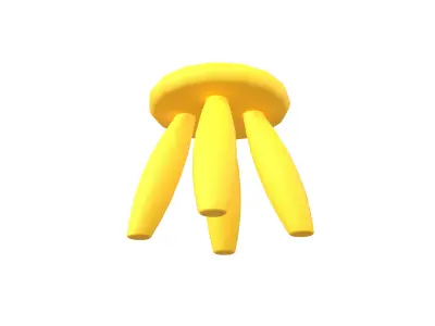 Children Chair V1 001 Low-poly 3D model