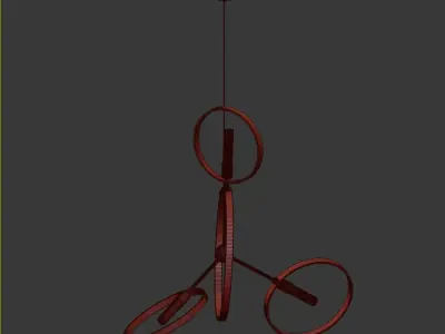 Celesse Pendant Hubbardtonforge 3D model