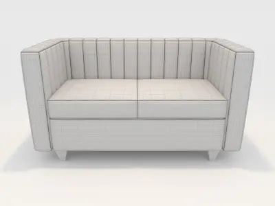 Sofa 2 Seater 2 3D model