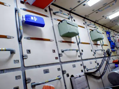 Space Station Interior Module 1 3D model