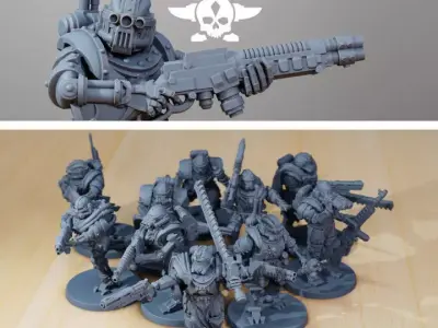 Scavenger Frontliners 3D print model