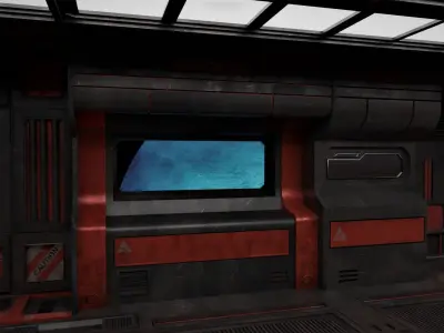 Realistic Modular Sci-fi Panel Pack Low-poly 3D model