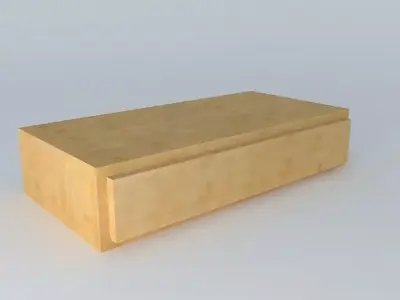 Chest of drawers DOORS HKOM1S 3 12 BRW Milano Oak 3D model