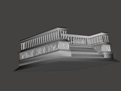 Temple of Zeus 3D print model