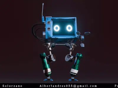 Robot TV 3D model