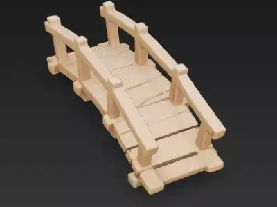 Low Poly Forest Village Pack 03 Stylized Game Ready 3D Models Low-poly 3D model