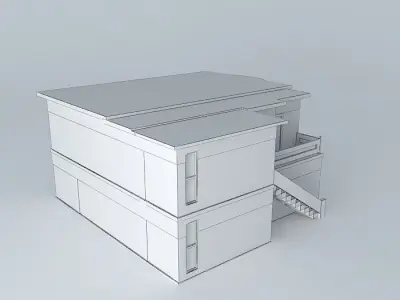 Candy exterior Free 3D model