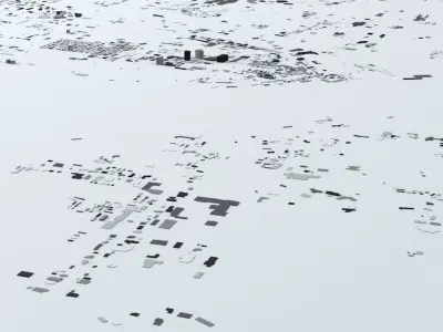 Quebec City Streets and Buildings 3D model