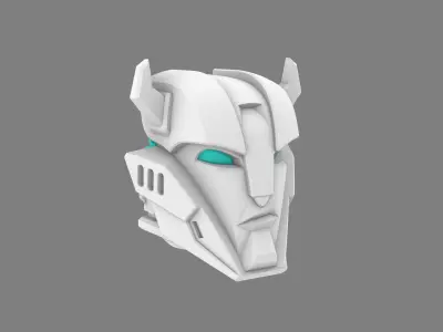 Rock Shooter head for WFC deluxe Cliffjumper 3D print model