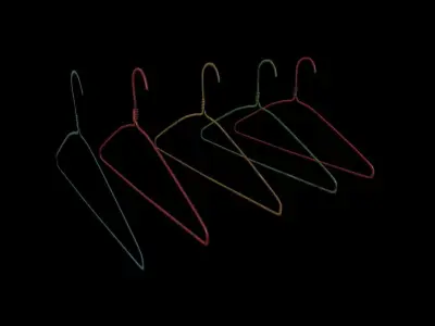 Clothes Prop Pack Low-poly 3D model