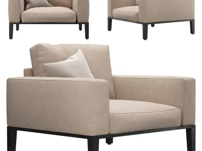 Harbor Outdoor - Balmoral Armchair 3D model